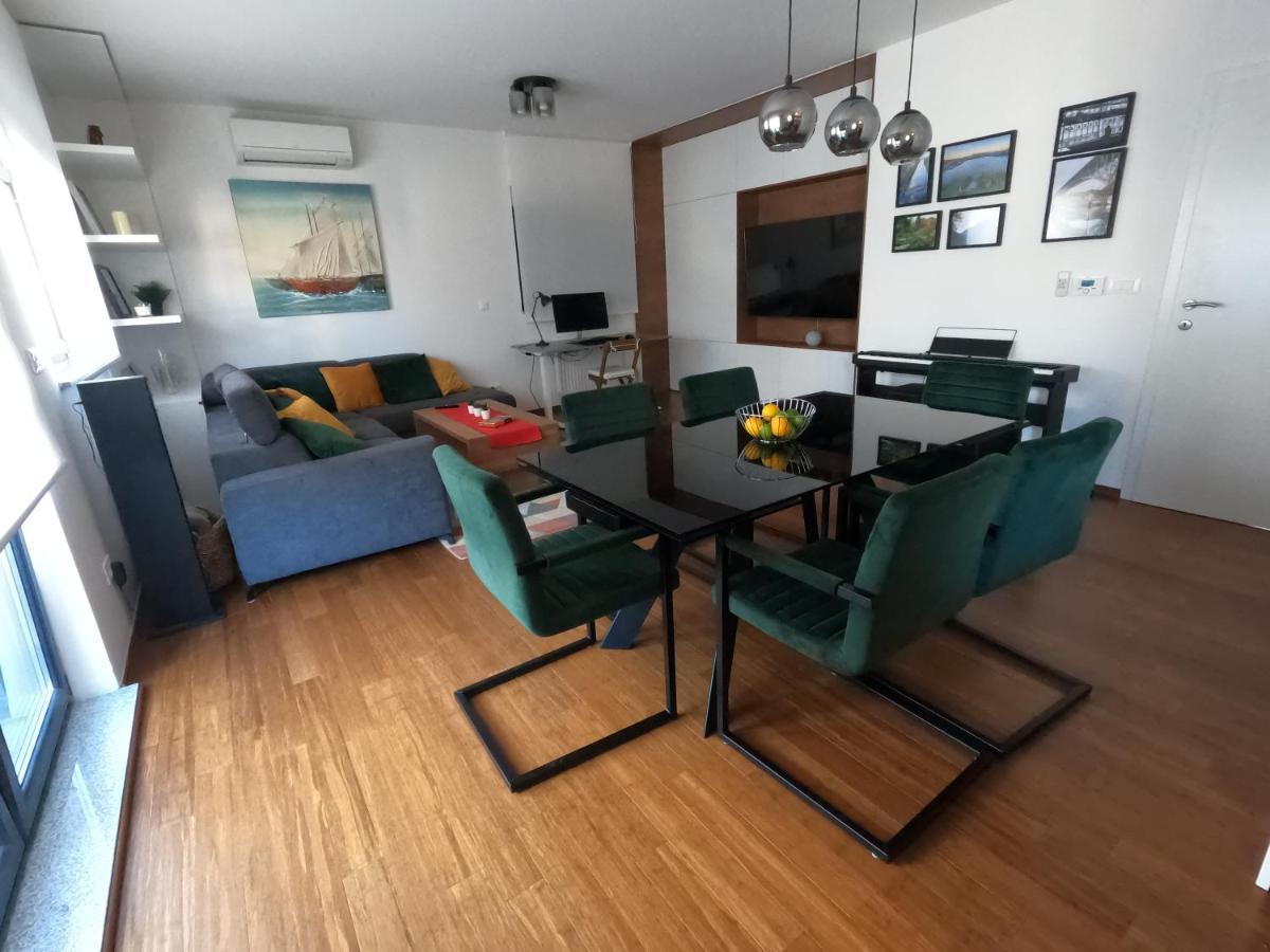 Modern 4-Star Luxury Apt - Wfh Ready, Free Parking Загреб Экстерьер фото